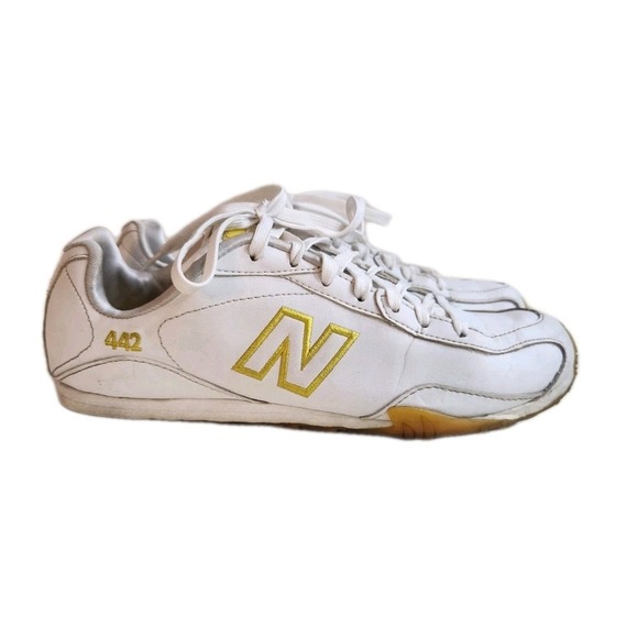 New Balance WL442 Retro Look Women's Sneakers Yellow & White 8 - Picture 1 of 7